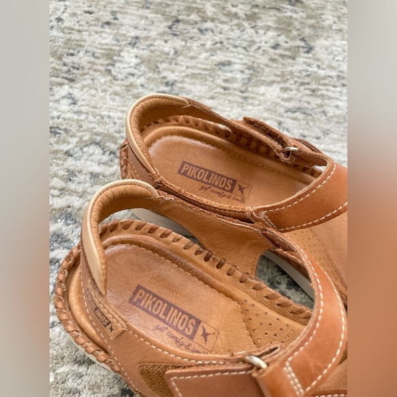 Pikolinos Womens Altea Brown Leather Sandals - Picture 5 of 9